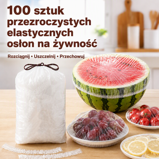 🥗 Worki do przechowywania świeżości – 50% ZNIŻKI! KUP 1 TORBĘ → 1 TORBĘ GRATIS! OFERTA LIMITOWANA!🧊 100 szt. w torbie, wielokrotnego użytku, elastyczne i trwałe – idealne do żywności, owoców i warzyw.✨ PEHD/PEBD, bezpieczne i praktyczne na co dzień! 🌿