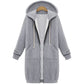 🥳Varmt salg🔥Ugens særlige tilbud🔥Casual fleece-hættetrøjer med lynlås til kvinder