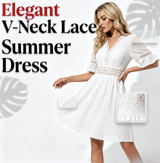 👗 Sukienka z dekoltem w serek – 50% ZNIŻKI! OFERTA LIMITOWANA!