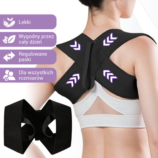 💪 Pas korygujący postawę pleców – 50% ZNIŻKI! KUP 1 → 1 GRATIS! OFERTA LIMITOWANA!💺✨Dla mężczyzn i kobiet – poprawia postawę, redukuje ból pleców i zapobiega garbieniu się.Wygodny, regulowany i niewidoczny pod ubraniem.🦴