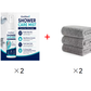 🚿 Środek do usuwania kamienia z prysznica – 50% ZNIŻKI! KUP 1 → 1 GRATIS! OFERTA LIMITOWANA!🧼💪Szybko i skutecznie rozpuszcza osady mineralne, kamień i plamy z twardej wody z głowic prysznicowych, baterii i szklanych powierzchni.✨