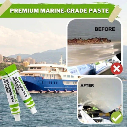 🏷️ 50% OFF – OSTATNI DZIEŃ! Pasta z włókna szklanego do naprawy łodzi – wodoodporna, odporna na korozję. Szybka naprawa bez wzywania fachowca! 🛥️💪