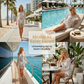 🌊 50% ZNIŻKI – KUP WIĘCEJ, OSZCZĘDŹ WIĘCEJ Boho narzutka szydełkowa – lekka, zwiewna, z chwostami. Plażowy must-have! 👙✨