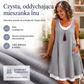 ⏰Wyprzedaż – ostatni dzień, 50% zniżki💃Damska sukienka typu tank top w stylu casualowym, luźna, bez rękawów, imitująca dwuczęściowy strój