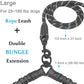 🐾LAST WEEK  SALE 49% OFF🐶Heavy Duty Dog Leash with Shock Absorbing Bungee for Walking 2 Dogs (25-150 lbs)