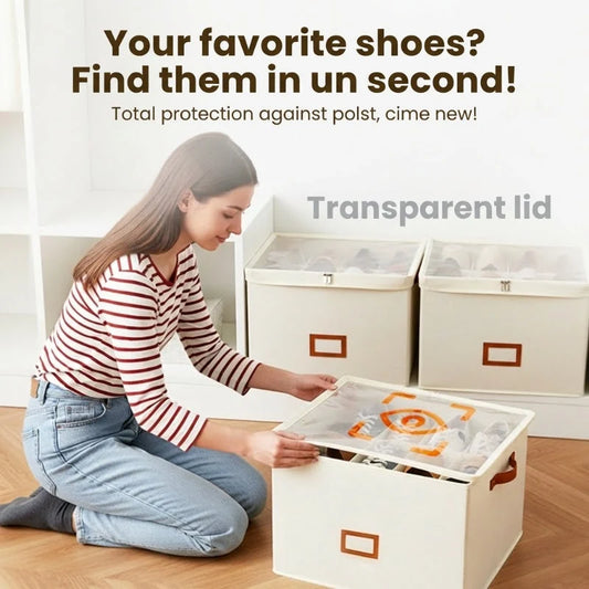 👟 Składany organizer na buty – 50% ZNIŻKI! OFERTA LIMITOWANA!🧺✨ Oszczędza miejsce w szafie, przedpokoju i garderobie – idealny do przechowywania butów, kozaków i klapek. Porządek bez wysiłku! 🏠