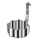 🍳 OGRANICZONA OFERTA 50% TANIEJ! Forma do Jajek ze Stali Nierdzewnej 304, Wielokształtna Nieprzywierająca Foremka do Jajek Sadzonych na Śniadanie