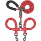 🐾LAST WEEK  SALE 49% OFF🐶Heavy Duty Dog Leash with Shock Absorbing Bungee for Walking 2 Dogs (25-150 lbs)