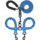🐾LAST WEEK  SALE 49% OFF🐶Heavy Duty Dog Leash with Shock Absorbing Bungee for Walking 2 Dogs (25-150 lbs)