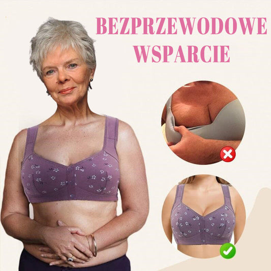 👙 Biustonosz z zapięciem z przodu – 50% ZNIŻKI! KUP 1 → 1 GRATIS! OFERTA 🌸✨LIMITOWANA!Wygodny, praktyczny i łatwy w zakładaniu Miękki materiał, bezuciskowe zapięcie z przodu i doskonałe dopasowanie. Twoja nowa ulubiona bielizna! 💖