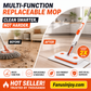 🧹 Wielofunkcyjny płaski mop bezdotykowy – 50% ZNIŻKI! KUP 2 → 1 GRATIS! OFERTA LIMITOWANA!💦✨Sprzątanie bez wysiłku i bez dotykania brudu! 🏠