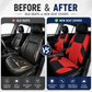 🚗 Pokrowce na fotele samochodowe 5‑miejscowe – 50% ZNIŻKI! OFERTA LIMITOWANA!✨ Oddychające, kompatybilne z poduszkami powietrznymi, pasują do aut, ciężarówek i SUV-ów. 🎨Kolory: czerwony, szary, czarny, niebieski – ochrona i styl w jednym! 🛡️