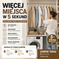 🧺 Regulowany drążek napinający – 50% ZNIŻKI! OFERTA LIMITOWANA!✨💪Montaż bez wiercenia w kilka sekund – idealny do szafy, kuchni, łazienki i balkonu.Pomaga maksymalnie wykorzystać przestrzeń. Porządek w domu bez wysiłku! 🏠