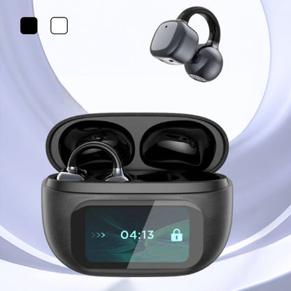 🔥2025 HOT SALE🔥🎧Intelligent oversættelsesheadset med smart farveskærm, der kan klikkes på øret🎧