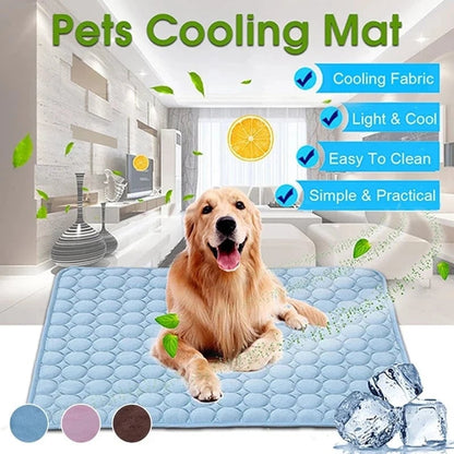🐶 Mata chłodząca dla zwierząt – 50% ZNIŻKI! OFERTA LIMITOWANA! Samochłodząca, zapobiega przegrzaniu, zapewnia komfort przez wiele godzin – idealna dla psów i kotów w upalne dni.❄️🌿🐱✨