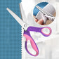 ✂️ Wielofunkcyjne nożyce ząbkowane – 50% ZNIŻKI! OFERTA LIMITOWANA!🛠️✨Ostre, precyzyjne i wszechstronne – Ząbkowane ostrza zapewniają czyste cięcie bez strzępienia. Niezbędnik w kuchni, warsztacie i pracowni krawieckiej! 🧵