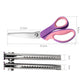 ✂️ Wielofunkcyjne nożyce ząbkowane – 50% ZNIŻKI! OFERTA LIMITOWANA!🛠️✨Ostre, precyzyjne i wszechstronne – Ząbkowane ostrza zapewniają czyste cięcie bez strzępienia. Niezbędnik w kuchni, warsztacie i pracowni krawieckiej! 🧵