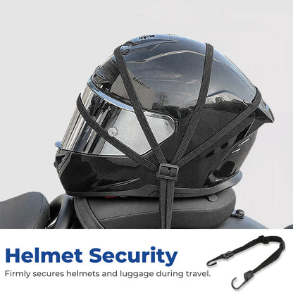 🏍️ Elastyczna linka z 2 hakami – 50% ZNIŻKI! OFERTA LIMITOWANA!🔒 Uniwersalna, do kasku i bagażu – mocno trzyma i zabezpiecza. Idealna na motocykl, rower i do podróży. Łatwa w użyciu! ✨