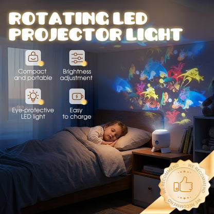 🌟 50% OFF + KUP 2 Z 40 ZŁ ZNIŻKI – OSTATNI DZIEŃ! Projektor LED z obrotem – zmienia wnętrze w magiczną przestrzeń. Idealny do relaksu, romantycznego wieczoru i dziecięcego pokoju! 🌙✨