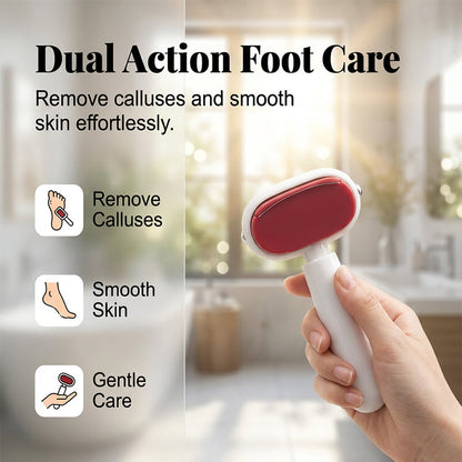 🦶 Dwustronna skrobaczka do stóp – 50% ZNIŻKI! KUP 1 → 1 GRATIS! OFERTA LIMITOWANA!💪 Skutecznie usuwa modzele i odciski – przywraca gładkość i miękkość stóp. ✨Wygodna, bezpieczna i łatwa w użyciu. Domowy pedicure bez wychodzenia z domu! 👣