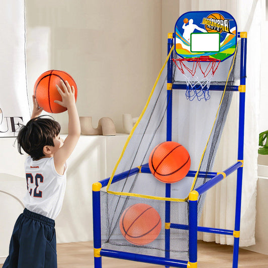 🏀 Gra w koszykówkę dla dzieci – 50% ZNIŻKI! OFERTA LIMITOWANA! Halowa gra zręcznościowa – dostępna w wersji z 2 lub 4 piłkami!Rozwija koordynację i zapewnia świetną zabawę. 💨✨