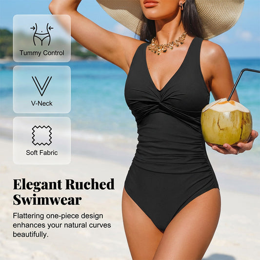 🌊 50% OFF – OSTATNI DZIEŃ! Kostium kąpielowy modelujący talię – idealny na plażę i basen. GRATIS okulary przeciwsłoneczne! Wyglądaj olśniewająco! 👙🕶️