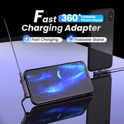 ⚡ Adapter 240W z podstawką 360° – 50% ZNIŻKI! KUP 1 → 1 GRATIS! OFERTA LIMITOWANA!✨ Boczny wtyk, składany i kompaktowy – do telefonów, słuchawek, laptopów i konsol. 💻Szybkie ładowanie i wygodne oglądanie! 📱