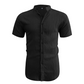 🧺 50% ZNIŻKI – OFERTA LIMITOWANA! Męska koszula letnia z krótkim rękawem – bez zagnieceń, bez prasowania. Wyglądaj schludnie przez cały dzień! 👔☀️