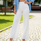 👖 Damskie spodnie z szerokimi nogawkami – 50% ZNIŻKI! OFERTA LIMITOWANA!💃✨Jednokolorowe, luźne i wygodne –  Lekki materiał, modny krój, pasują do każdej sylwetki. Styl i wygoda w jednym! ☀️