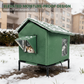 🐱 Podwyższony domek dla kotów – 50% ZNIŻKI! OFERTA LIMITOWANA!🌧️ Wodoodporna tkanina Oxford, chroni przed deszczem i wilgocią – suche i wygodne schronienie na taras, balkon i do ogrodu. ✨Lekki, stabilny i łatwy w montażu. Twój kot pokocha to miejsce! 🏠
