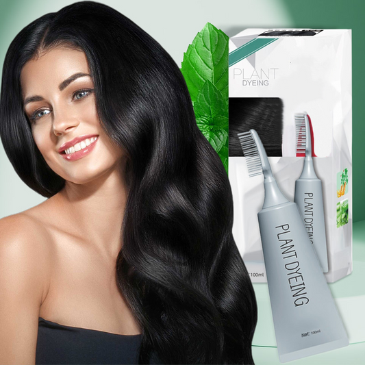🌿 Grzebień koloryzujący do włosów – 50% ZNIŻKI! OFERTA LIMITOWANA! Roślinna formuła, kryje siwe włosy, niskodrażniąca – idealna do samodzielnego farbowania w domu. Szybka aplikacja podczas czesania, równomierny kolor bez bałaganu. 🌸✨💇‍♀️