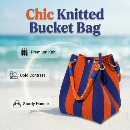 👜 Torba wiadro pleciona – 50% ZNIŻKI! BESTSELLER! OFERTA LIMITOWANA!☀️✨ Dzianinowa, lekka i pojemna – idealna na wakacje, plażę i codzienne stylizacje. Modny design, wygodne noszenie – sprawdzi się jako torba na ramię i do ręki. Twój letni must-have! 🌴