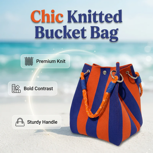 👜 Torba wiadro pleciona – 50% ZNIŻKI! BESTSELLER! OFERTA LIMITOWANA!☀️✨ Dzianinowa, lekka i pojemna – idealna na wakacje, plażę i codzienne stylizacje. Modny design, wygodne noszenie – sprawdzi się jako torba na ramię i do ręki. Twój letni must-have! 🌴