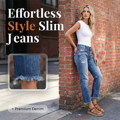 👖 Obcisłe jeansy z przetarciami – 50% ZNIŻKI! OFERTA LIMITOWANA!