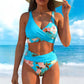 🌺 Zestaw bikini z tropikalnym nadrukiem – 50% ZNIŻKI! OSTATNI DZIEŃ! Seksowny krój, roślinny wzór, idealny na wakacje i plażę – wygodny, stylowy i pełen lata.🌊💃
