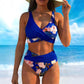 🌺 Zestaw bikini z tropikalnym nadrukiem – 50% ZNIŻKI! OSTATNI DZIEŃ! Seksowny krój, roślinny wzór, idealny na wakacje i plażę – wygodny, stylowy i pełen lata.🌊💃
