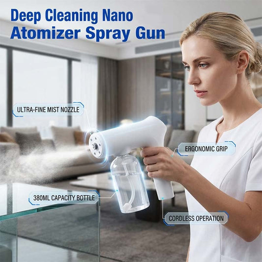 💦 Pistolet natryskowy K5MAX USB – 50% ZNIŻKI! 50K+ SPRZEDANYCH! OFERTA LIMITOWANA!🔵✨ Z niebieskim światłem LED, ładowany przez USB, regulowana mgiełka – idealny do dezynfekcji, nawilżania i czyszczenia. Lekki, bez kabli i gotowy do pracy! 🚗🏠