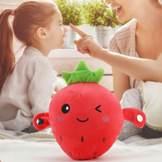 🎵 Interaktywna lalka muzyczna – 50% ZNIŻKI! OFERTA LIMITOWANA!💖✨Urocza lalka z czujnikiem owoców i rytmem – reaguje na dotyk，rozwija zmysły i zapewnia godziny świetnej zabawy! 🍌🎶