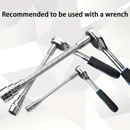 🔧 Giętki przedłużacz do klucza grzechotkowego – 50% ZNIŻKI! OFERTA LIMITOWANA!