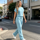 🍃Damski zestaw w jednolitym kolorze – 50% ZNIŻKI! OFERTA LIMITOWANA! Elegancki, uniwersalny i wygodny – idealny do pracy, na spotkania i co dzień. Lekka, przewiewna tkanina, perfekcyjny krój. Styl bez wysiłku! ✨🌸