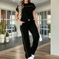 🍃Damski zestaw w jednolitym kolorze – 50% ZNIŻKI! OFERTA LIMITOWANA! Elegancki, uniwersalny i wygodny – idealny do pracy, na spotkania i co dzień. Lekka, przewiewna tkanina, perfekcyjny krój. Styl bez wysiłku! ✨🌸