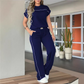 🍃Damski zestaw w jednolitym kolorze – 50% ZNIŻKI! OFERTA LIMITOWANA! Elegancki, uniwersalny i wygodny – idealny do pracy, na spotkania i co dzień. Lekka, przewiewna tkanina, perfekcyjny krój. Styl bez wysiłku! ✨🌸