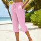 ⏰ 50% TANIEJ! 👖 Letnie damskie spodnie capri w kratę – stylowe, lekkie i przewiewne! ☀️