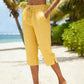 ⏰ 50% TANIEJ! 👖 Letnie damskie spodnie capri w kratę – stylowe, lekkie i przewiewne! ☀️