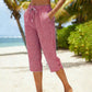 ⏰ 50% TANIEJ! 👖 Letnie damskie spodnie capri w kratę – stylowe, lekkie i przewiewne! ☀️