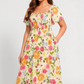 👗 Sukienka midi w kwiaty – 50% ZNIŻKI! OFERTA LIMITOWANA! Kwadratowy dekolt, marszczenia, wzór kwiatowy i praktyczne kieszenie – idealna na lato, plażę i codzienne stylizacje. Lekka, przewiewna i niezwykle kobieca. 🌸☀️💃