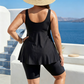 🌊 50% ZNIŻKI – OFERTA LIMITOWANA! 👙Kostium kąpielowy damski o luźnym kroju składający się z topu tankini i szortów