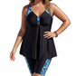 🌊 50% ZNIŻKI – OFERTA LIMITOWANA! 👙Kostium kąpielowy damski o luźnym kroju składający się z topu tankini i szortów