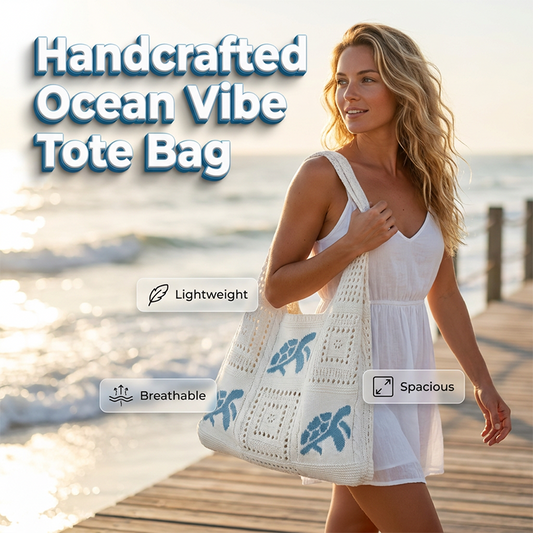 👜 Torba tote szydełkowa z żółwiem – 50% ZNIŻKI! OFERTA LIMITOWANA! Ręcznie robiona, uroczy wzór żółwia, idealna na lato, plażę i codzienne stylizacje.🐢☀️