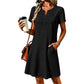 👗 Boho lace V-neck T-shirt dress – 50% ZNIŻKI! OFERTA LIMITOWANA! Zwiewna, kobieca i stylowa – idealna na lato. Koronkowe wykończenie, luźny krój, wygodna na co dzień i na specjalne okazje. 🌸✨